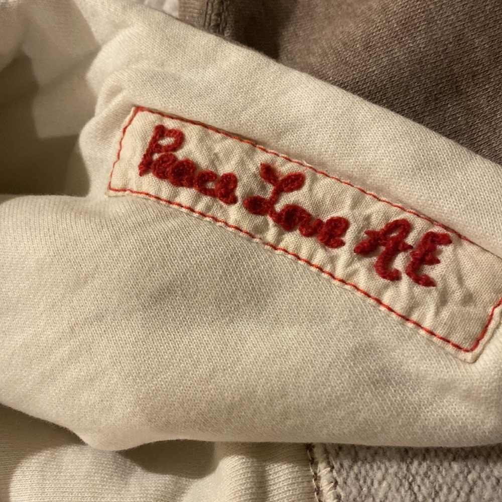 American Eagle Women’s Hoodie in Brown/Tan - Picture 4 of 8